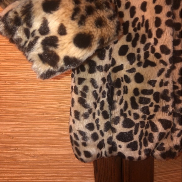 Bongo faux leopard jacket coat, - Picture 4 of 5